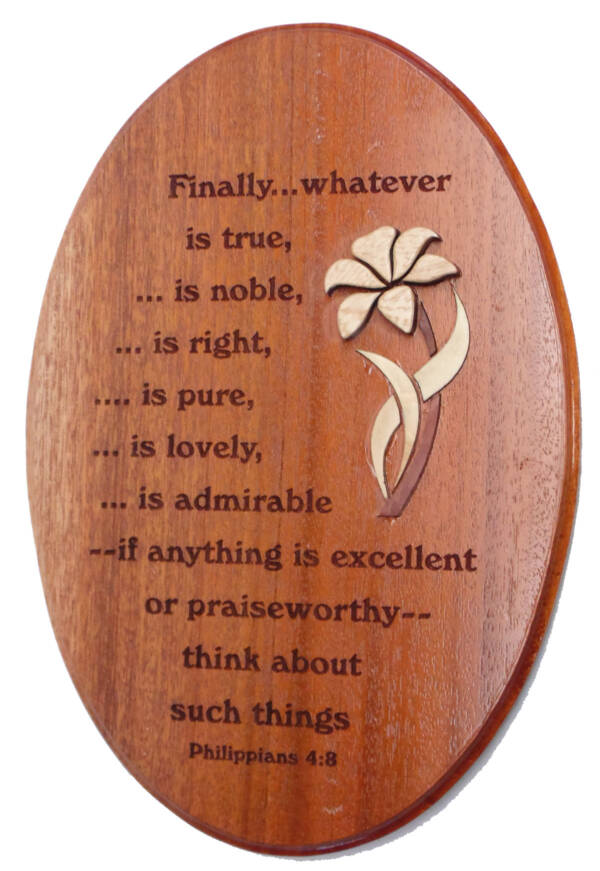 Oval wall plaque - Finally...